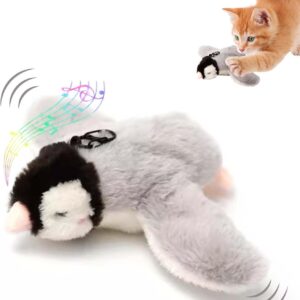 Interactive Chirping Bird Toy for Indoor Cats